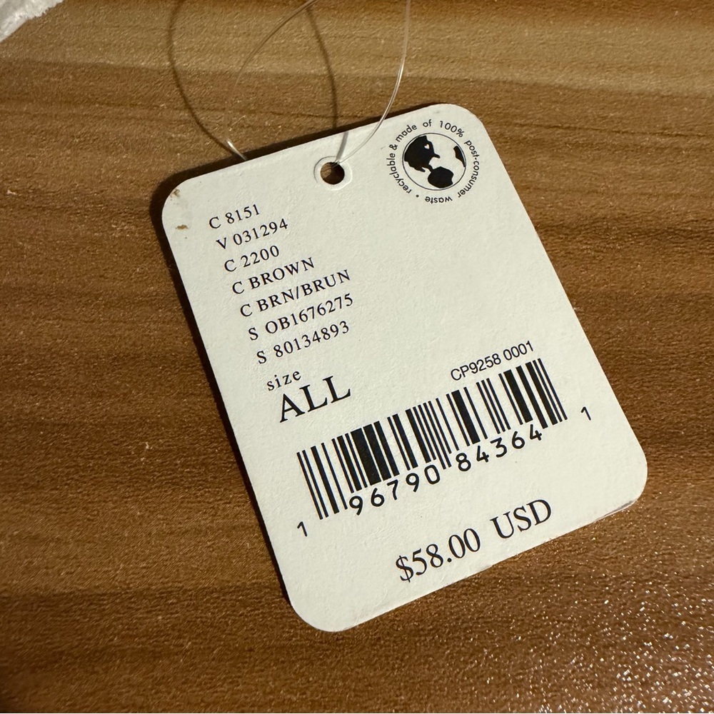 Free People Distressed Vegan Wallet Brown Boho - Picture 3 of 8